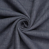 Keaton Two-Tone Linen—High-Quality Fabric—Navy Blue-Lilac—95% Polyester 5% Linen—Sold by The Yard—Available for Nationwide Shipping